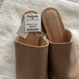 Joie nude mules NWT